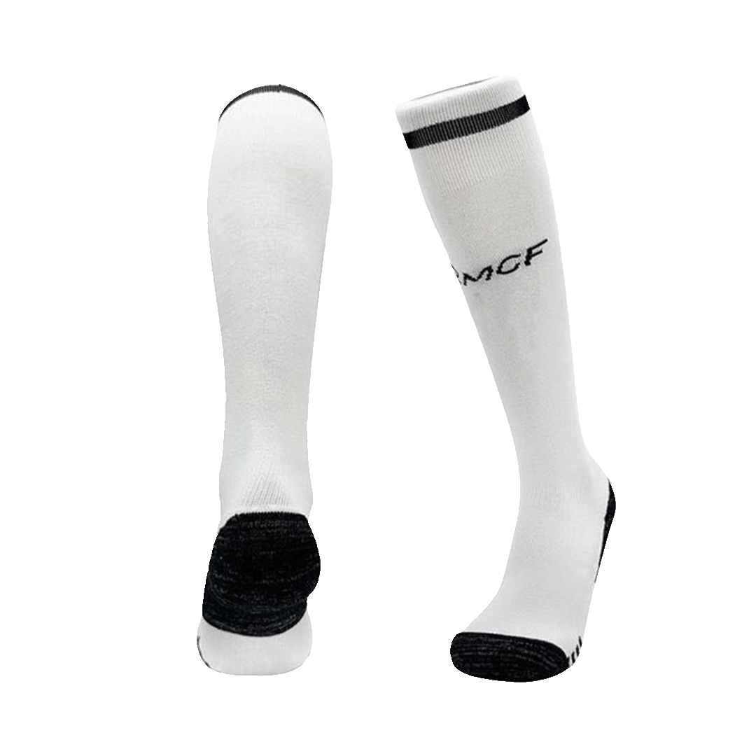 Real Madrid Home Soccer Socks 2024/25 - minejerseys