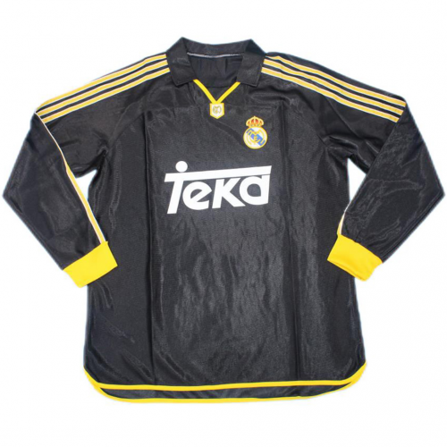 Real Madrid Retro Away Long Sleeve Jersey 1999/01