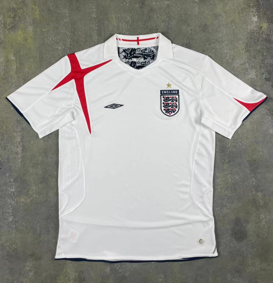 BECKHAM #7 Retro England Home Jersey World Cup 2006 - minejerseys