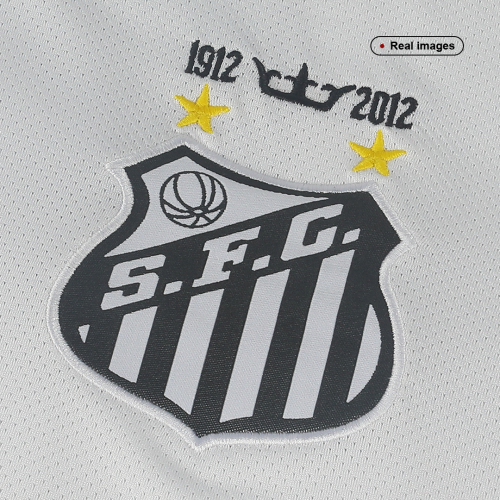 Neymar Jr #11 Retro Santos FC Home Jersey 2012