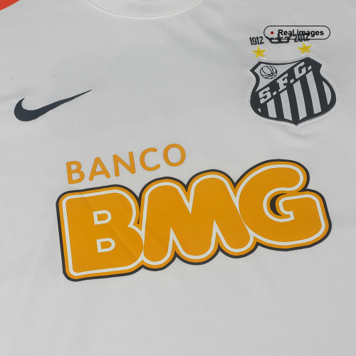 Neymar Jr #11 Retro Santos FC Home Jersey 2012