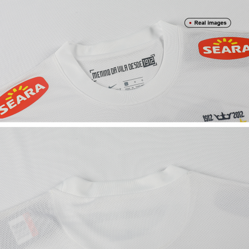 Neymar Jr #11 Retro Santos FC Home Jersey 2012