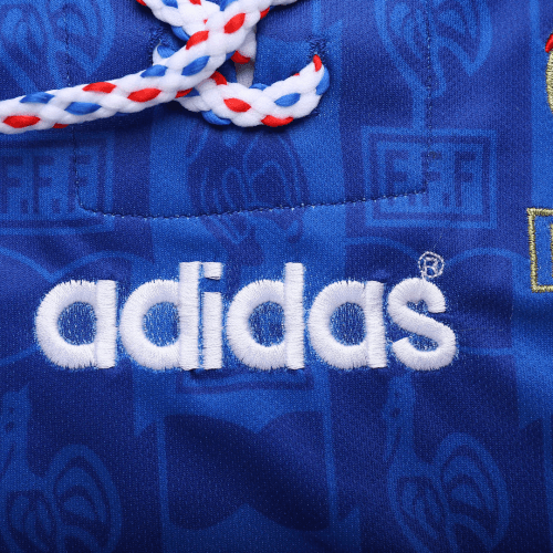 Zidane #10 Retro France Home Jersey Euro Cup 1996