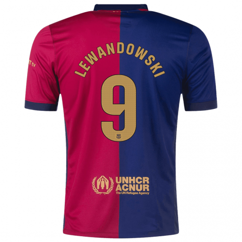 LEWANDOWSKI #9 Barcelona Home Jersey 2024/25