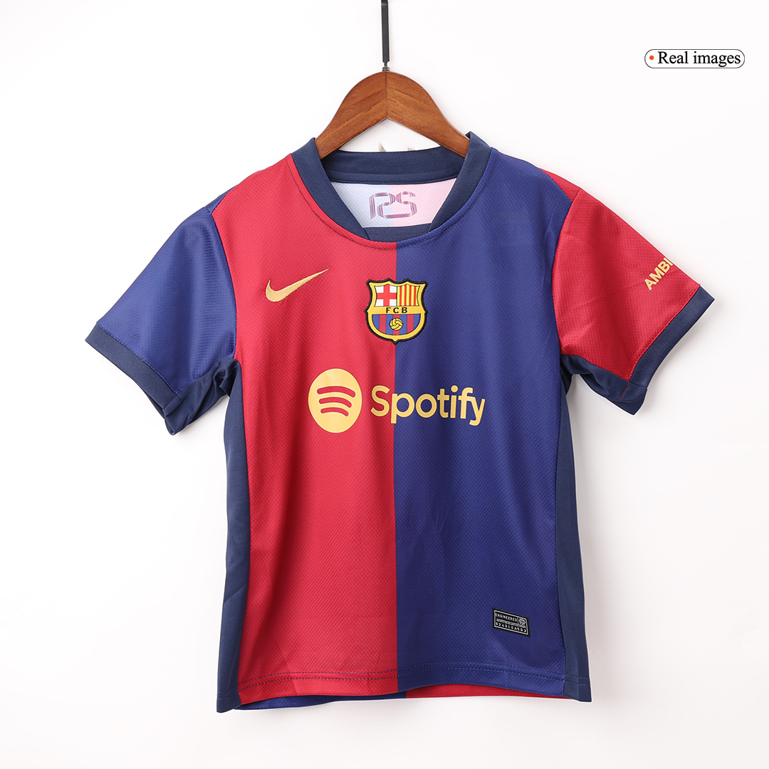Kids Barcelona Home Full Kit - minejerseys