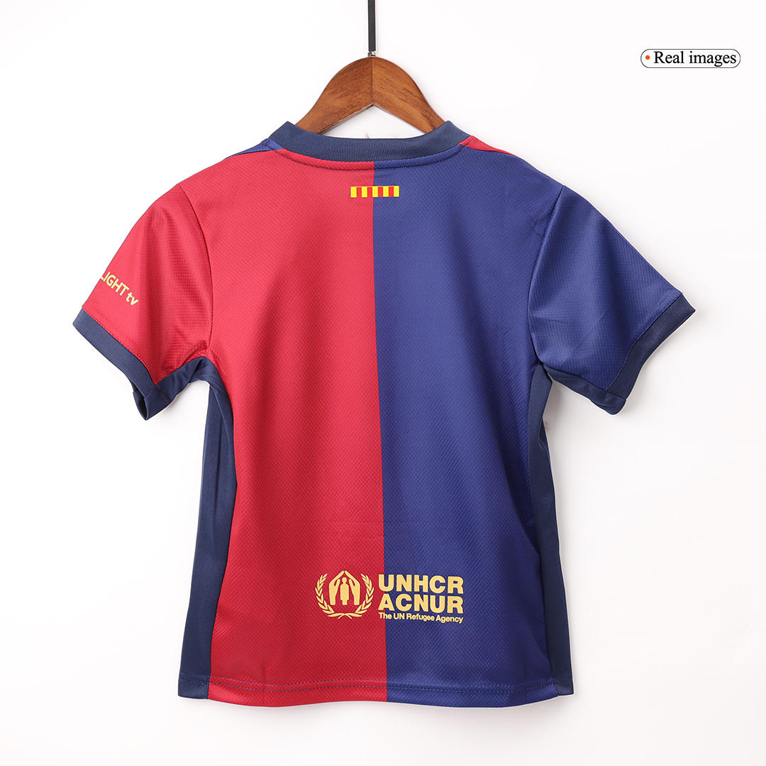 Kids Barcelona Home Full Kit - minejerseys