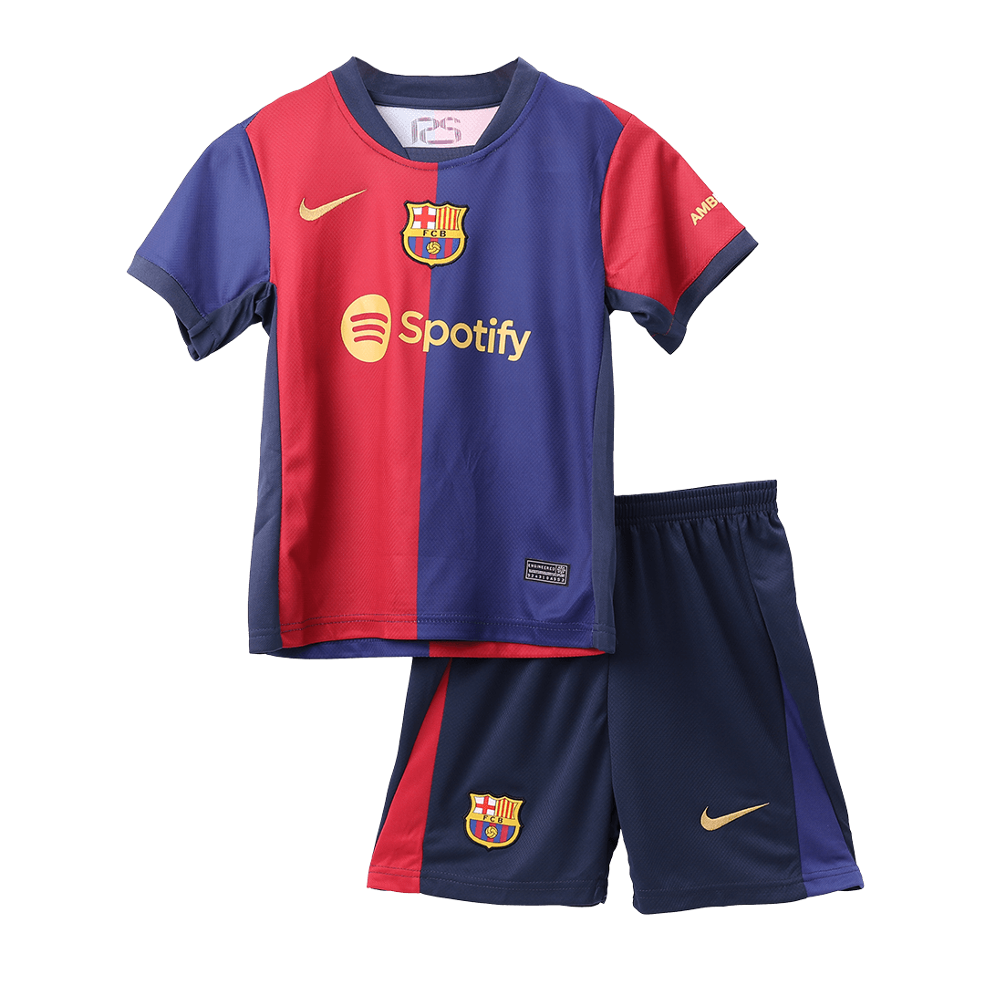 Kids Barcelona Home Full Kit - minejerseys