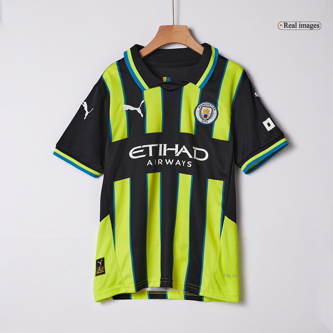 Kids Manchester City Away Full Kit 2024/25 - minejerseys