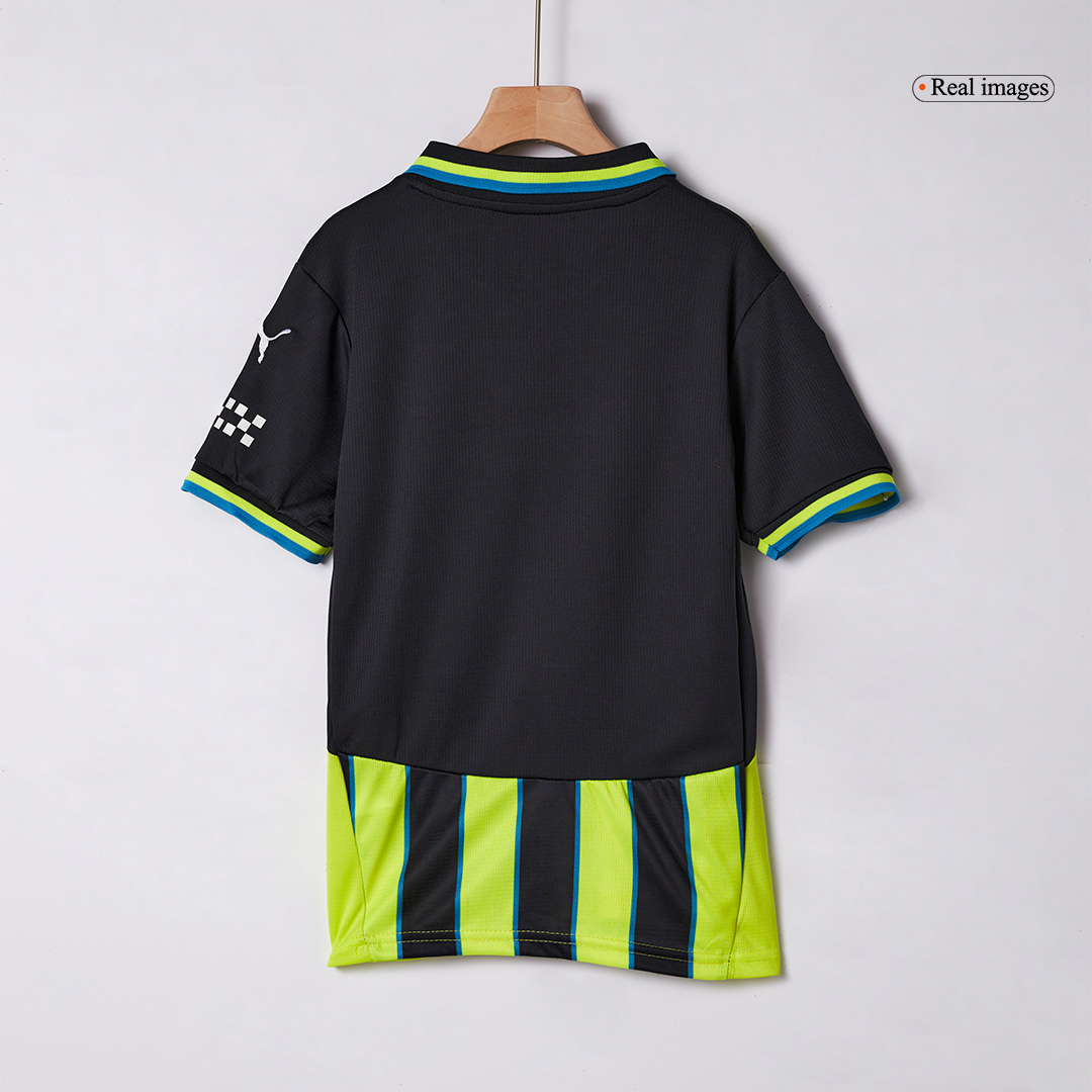 Kids Manchester City Away Full Kit 2024/25 - minejerseys