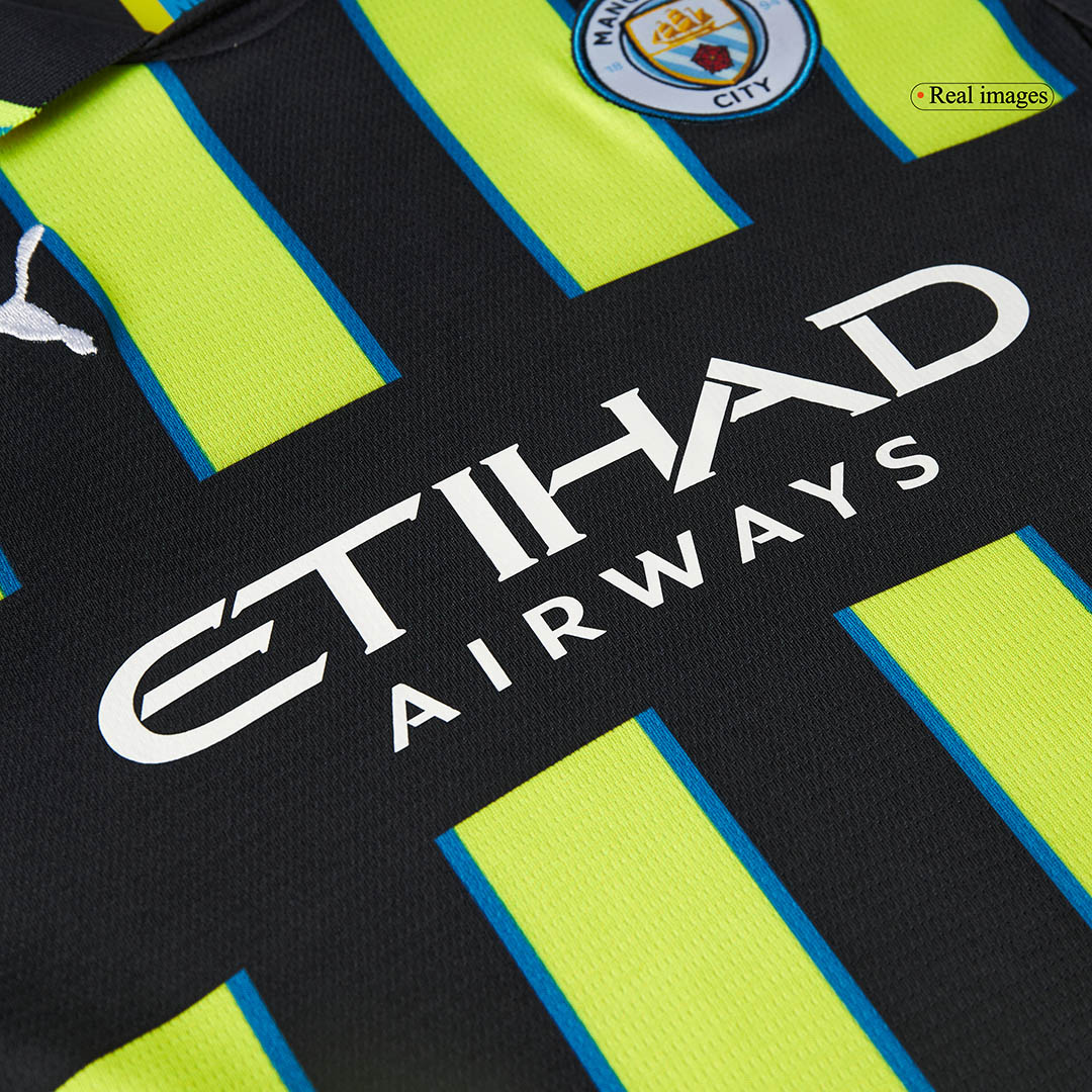 Kids Manchester City Away Full Kit 2024/25 - minejerseys