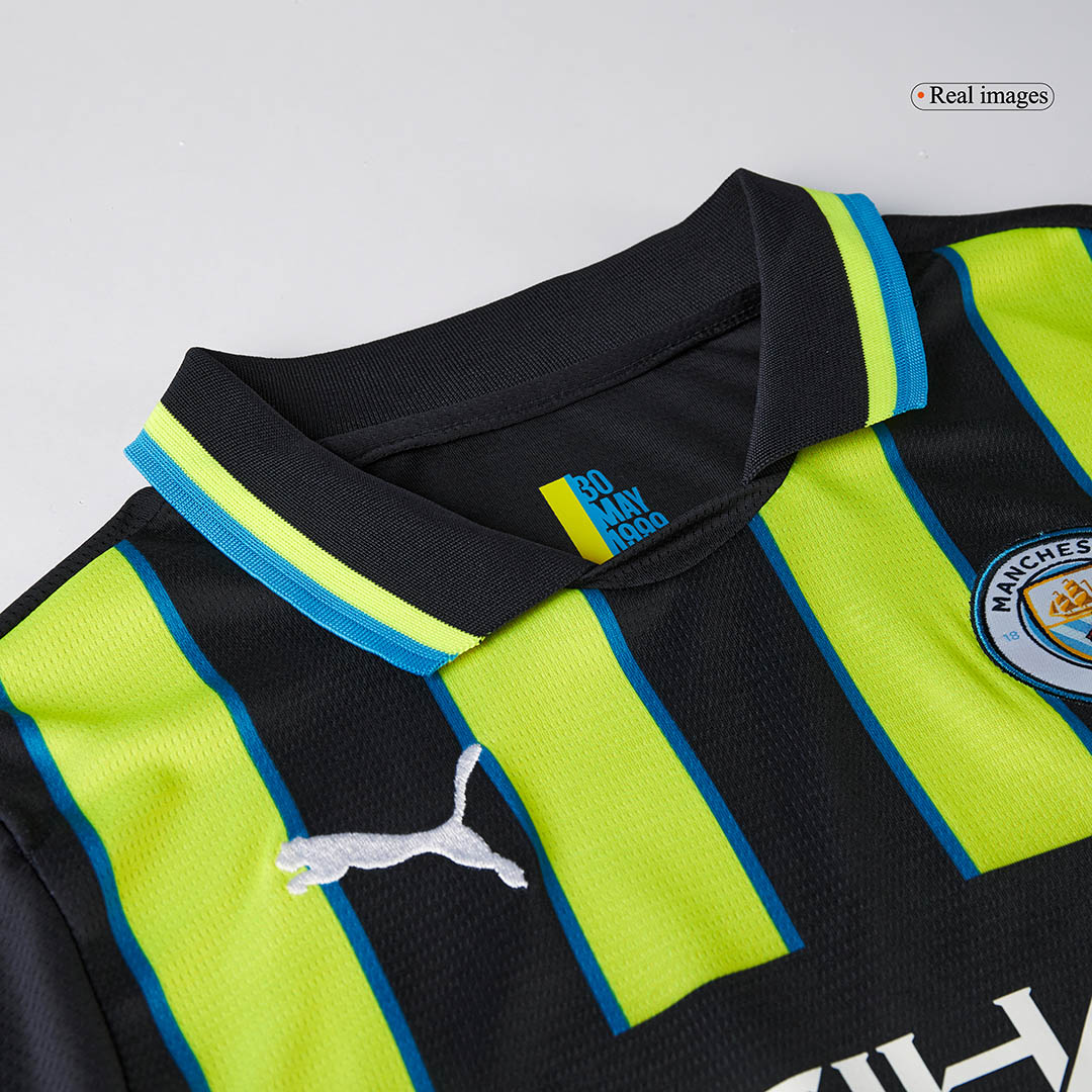 Kids Manchester City Away Full Kit 2024/25 - minejerseys