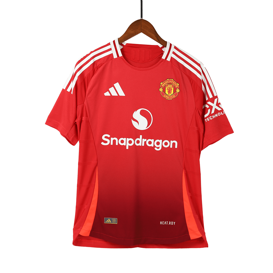Manchester United Home Match Jersey+Shorts+Socks Full Kit Player Version 2024/25 - minejerseys