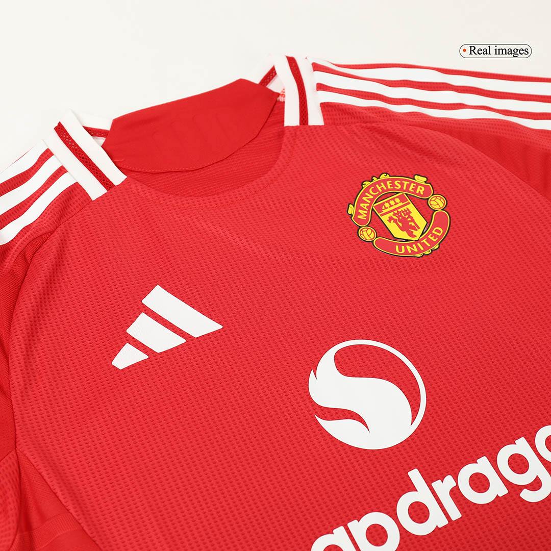 Manchester United Home Match Jersey+Shorts Kit Player Version 2024/25 - minejerseys