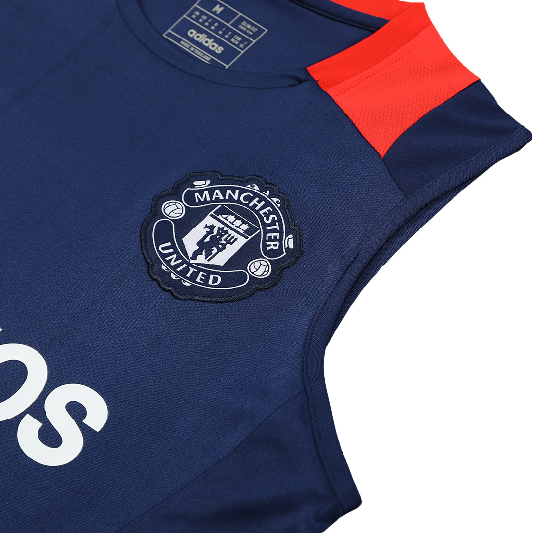 Manchester United Pre-Match Vest Kit(Jersey+Shorts) 2024/25 - minejerseys