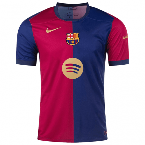 GAVI #6 Barcelona Home Spotify Logo Without Text Jersey 2024/25
