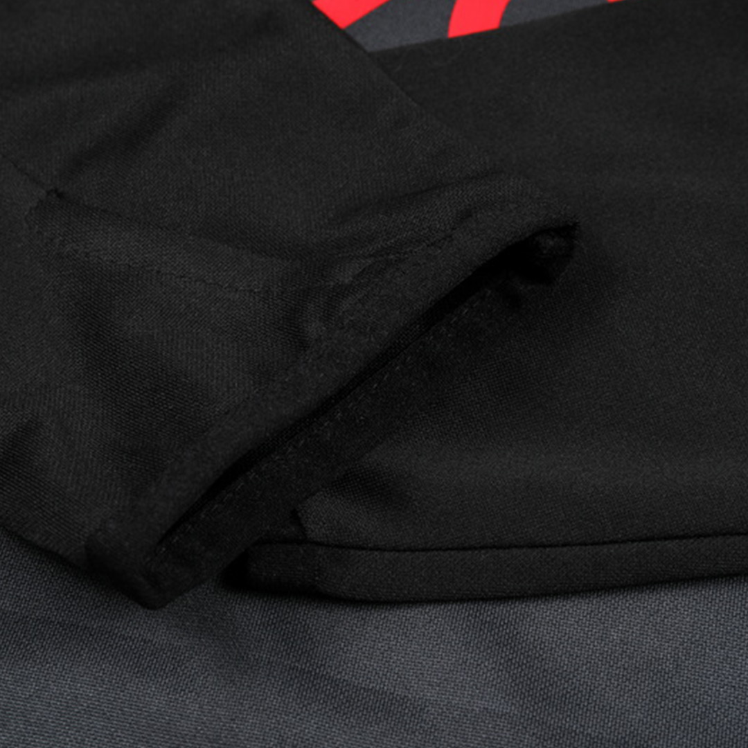 Manchester United 1/2 Zipper Sweat Kit(Top+Pants) Black 2024/25 - minejerseys