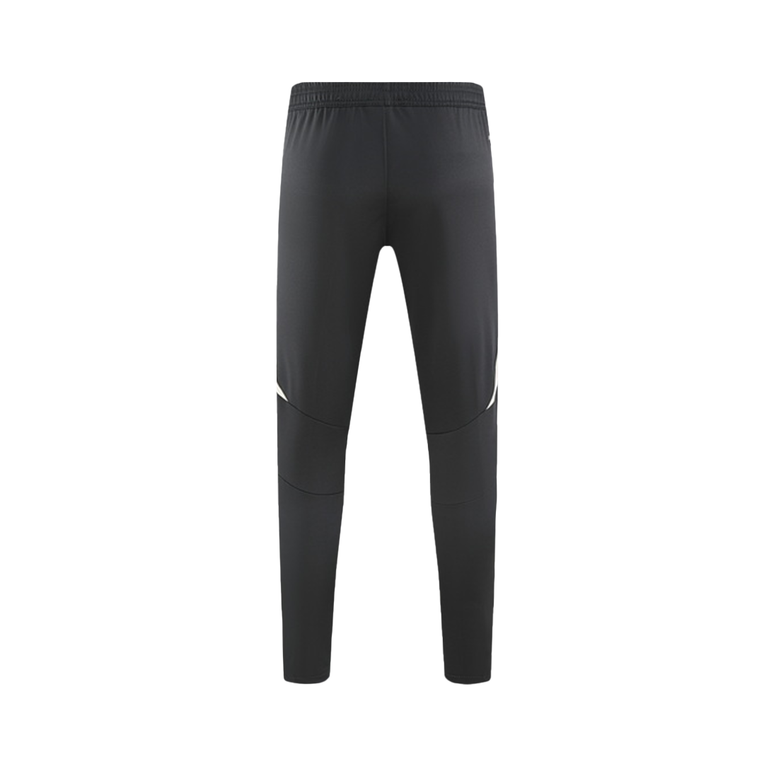 Manchester United 1/2 Zipper Sweat Kit(Top+Pants) Black 2024/25 - minejerseys