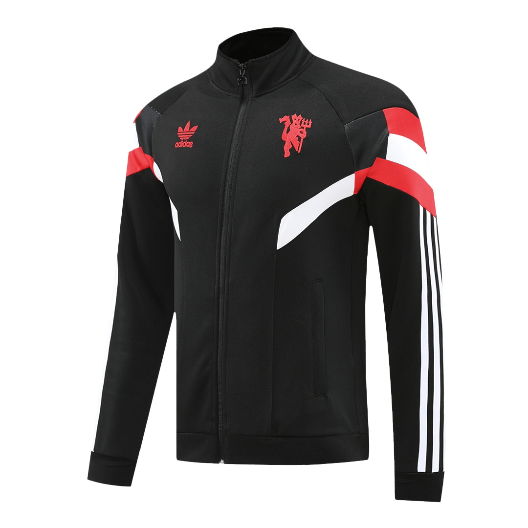 Manchester United Training Kit (Jacket+Pants) Black 2024/25 - minejerseys
