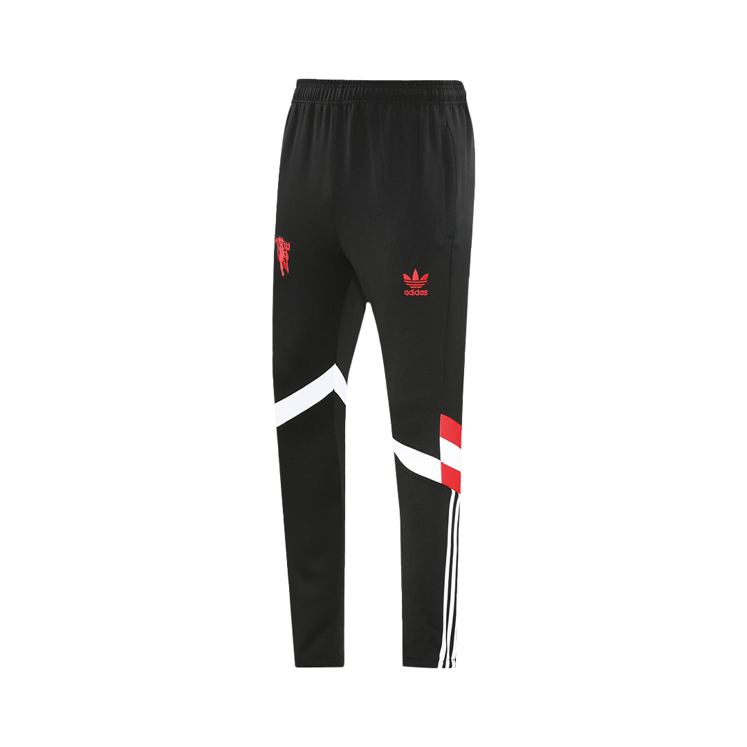 Manchester United Training Kit (Jacket+Pants) Black 2024/25 - minejerseys
