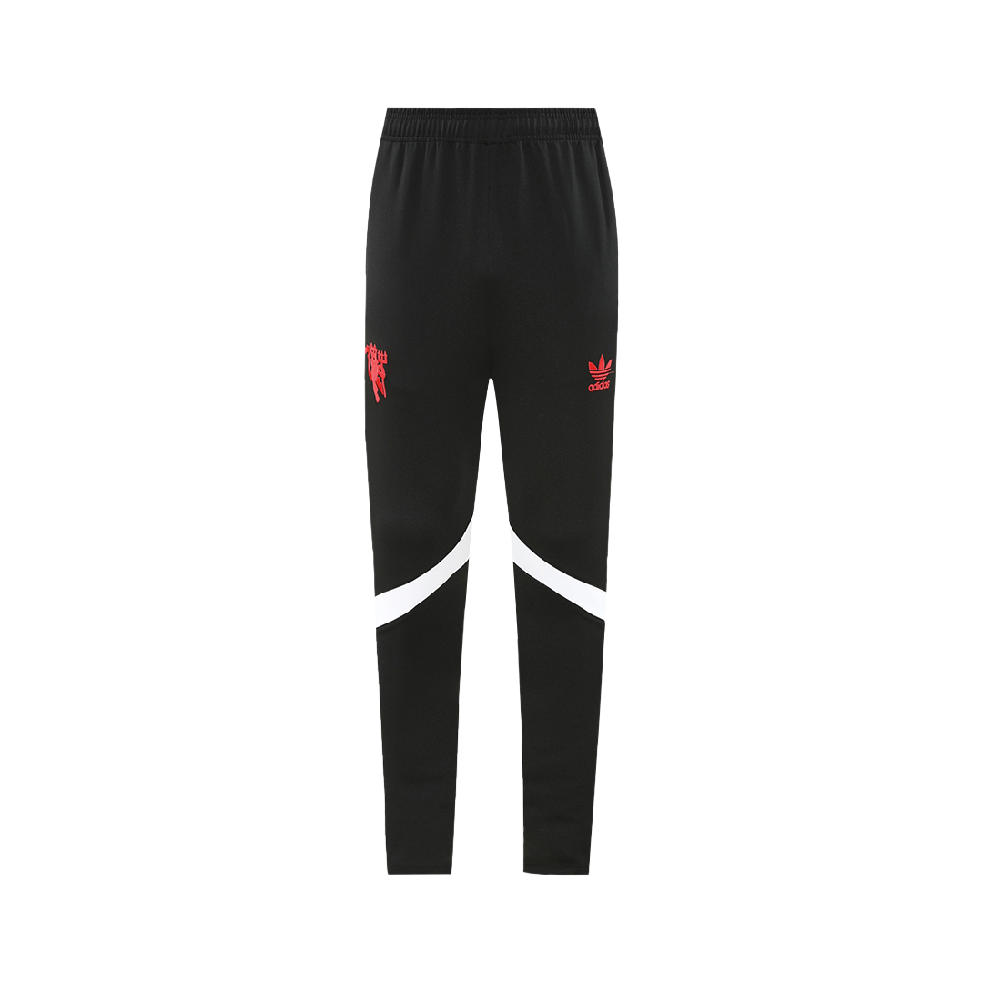 Manchester United Training Kit (Jacket+Pants) Black 2024/25 - minejerseys
