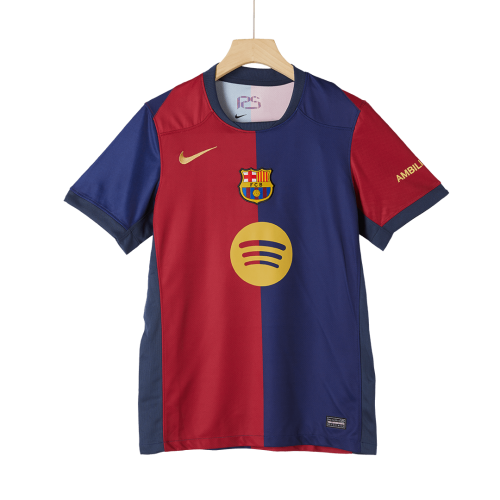 Barcelona Home Spotify Logo Without Text Jersey 2024/25
