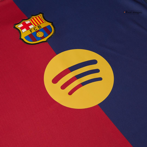 Barcelona Home Spotify Logo Without Text Jersey 2024/25