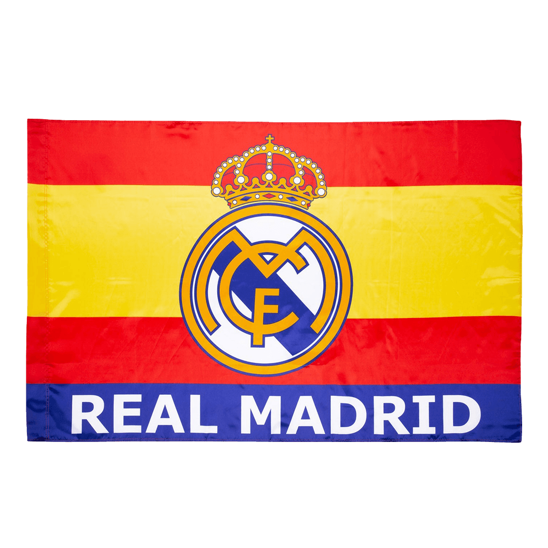 Discount Real Madrid Spain Flag Large - Red/Yellow - minejerseys