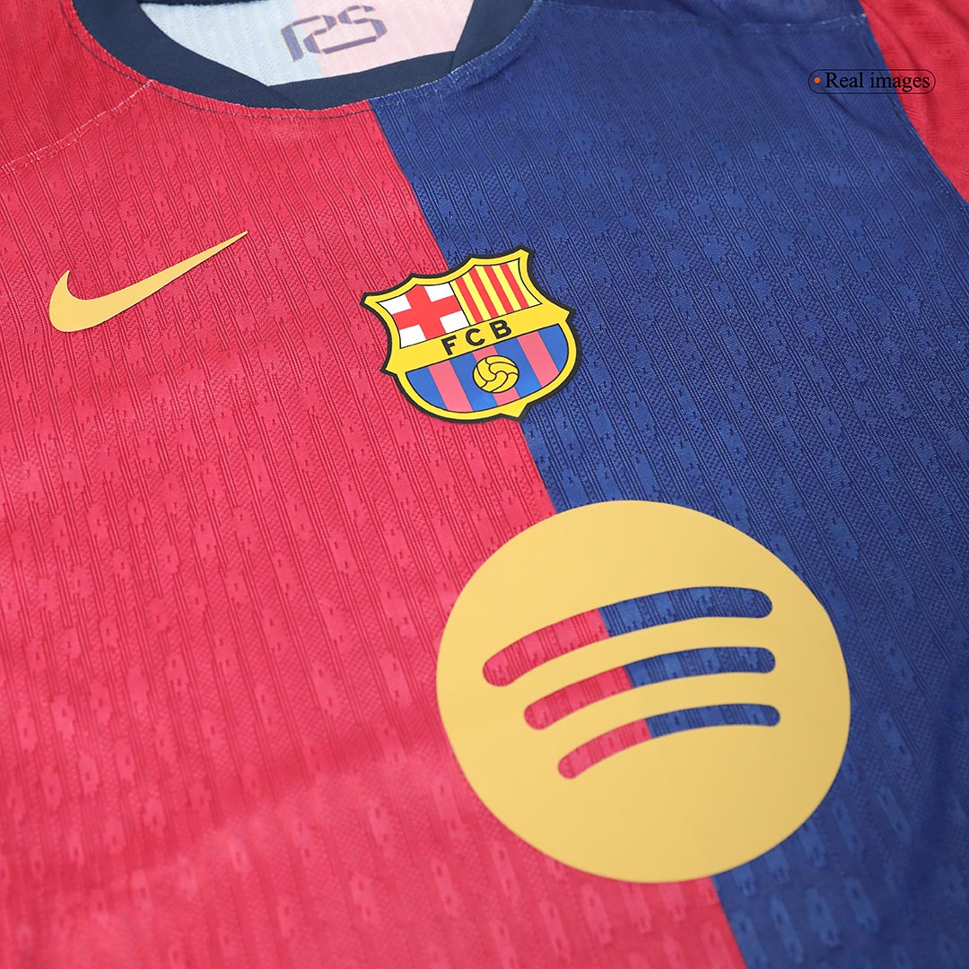 Barcelona 125th Anniversary Spotify Logo Without Text Home Match Jersey 2024/25 - minejerseys