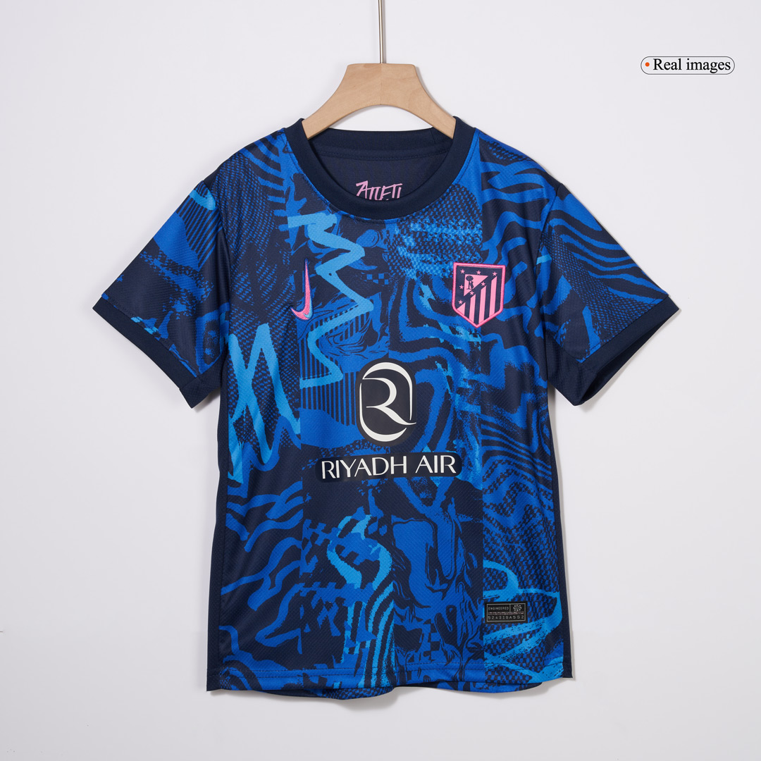 Kids Atletico Madrid Third Full Kit 2024/25 - minejerseys