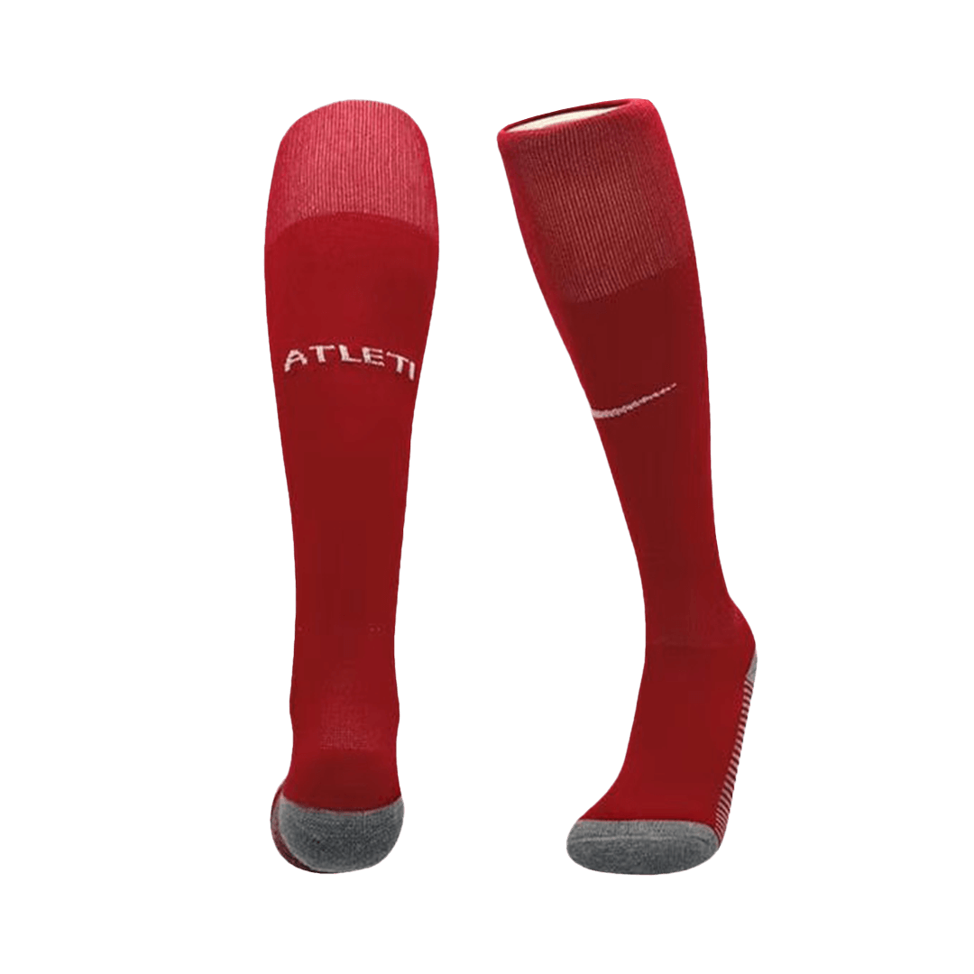 Atletico Madrid Home Soccer Socks 2024/25 - minejerseys
