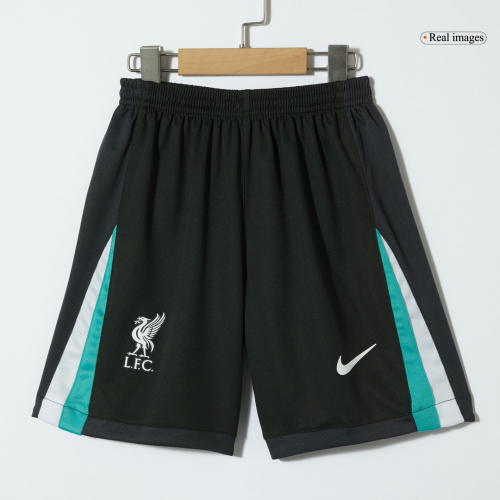 Kids Liverpool Away Full Jersey Kit 2024/25