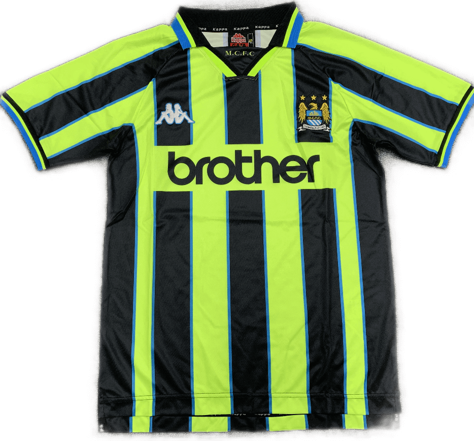 Retro Manchester City Away Jersey 1998/99 - minejerseys