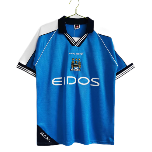 Retro Manchester City Home Jersey 1999/01 - minejerseys
