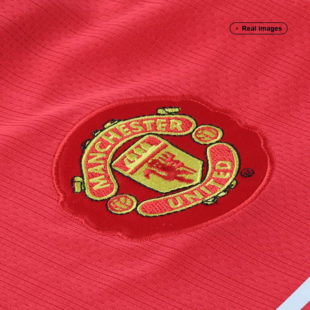 Retro Manchester United Home Jersey 2007/08 - minejerseys