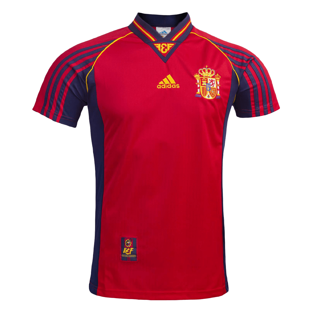 Retro Spain Home Jersey World Cup 1998 - minejerseys