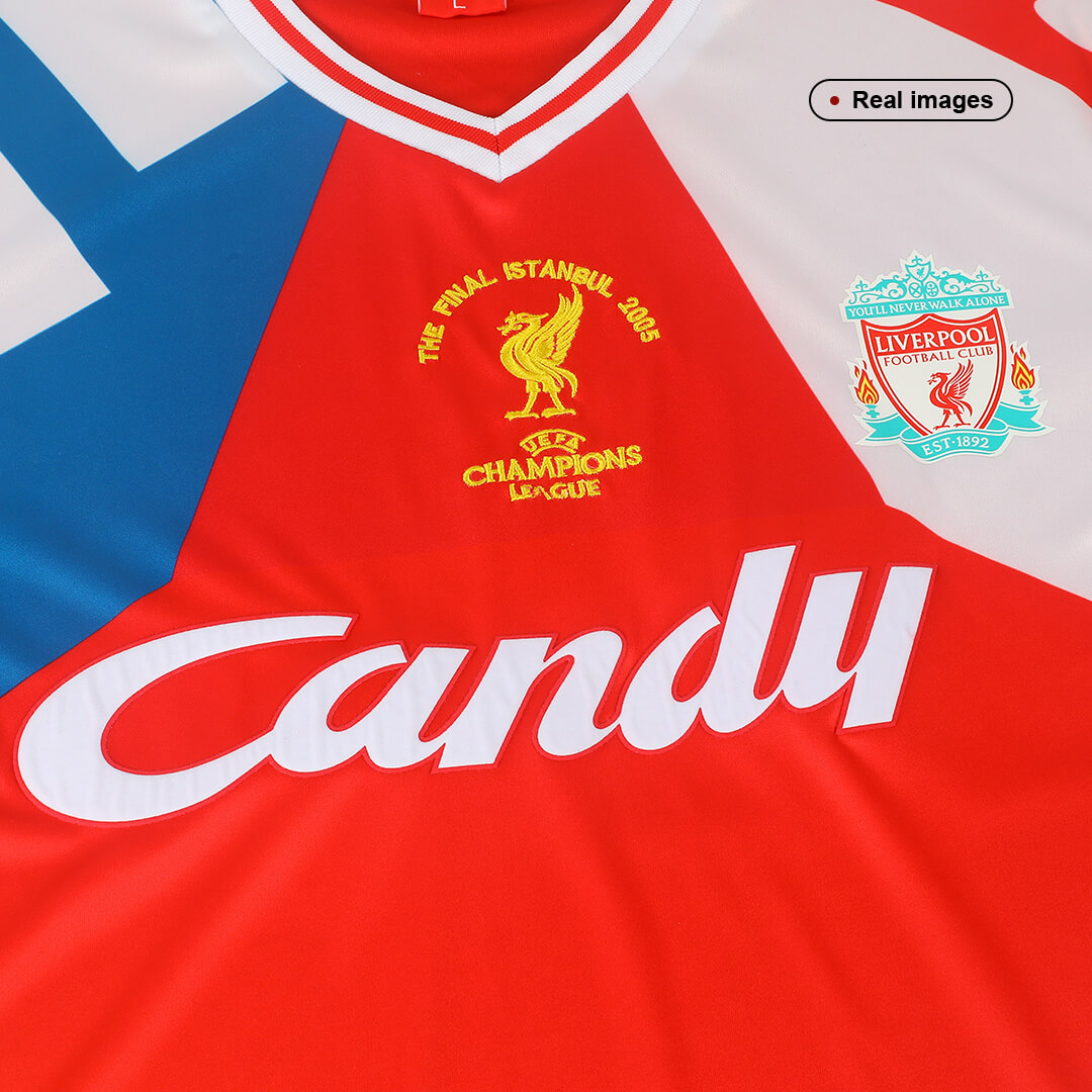 Retro Liverpool Commemorative Final Istanbul Jersey 2005 - minejerseys