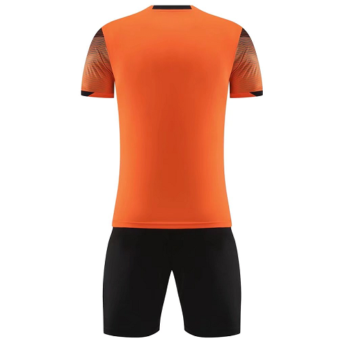 NK-907 Customize Team Orange Soccer Jersey Kit(Shirt+Short) - minejerseys