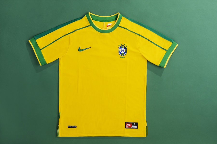 RIVALDO #10 Retro Brazil Home Jersey World Cup 1998 - minejerseys