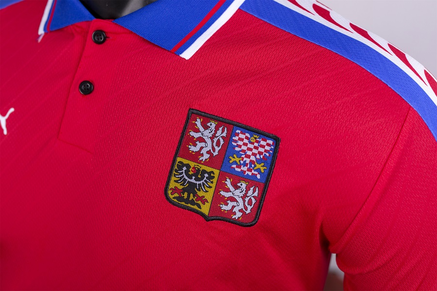 Poborsky #8 Czech Republic Home Jersey 1996/98 - minejerseys