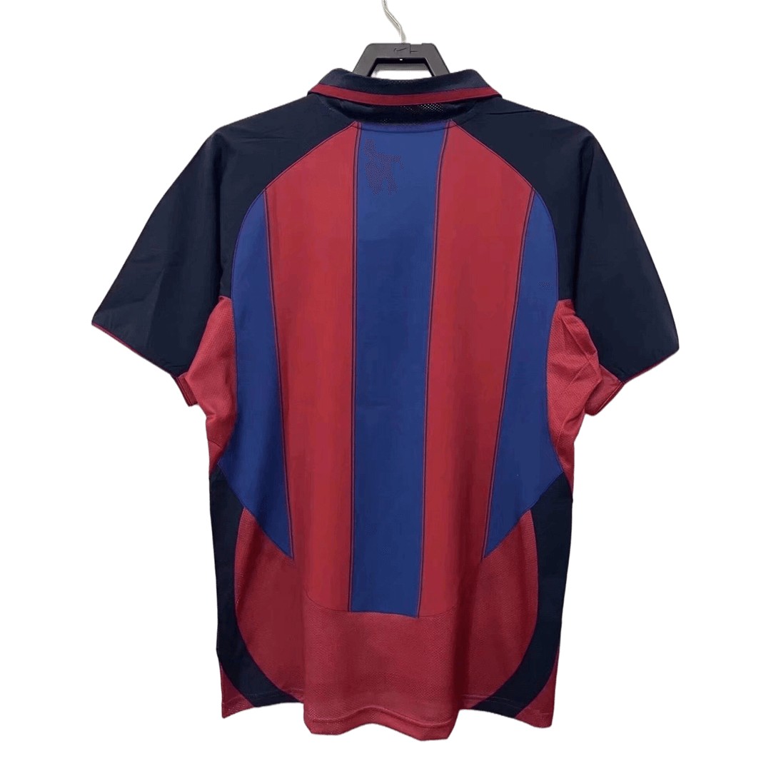 Ronaldinho #10 Retro Barcelona Home Jersey 2003/04 - minejerseys