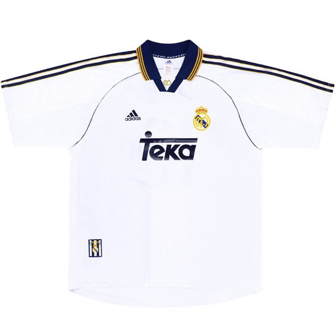Retro Real Madrid Home Jersey 1998/00 - minejerseys