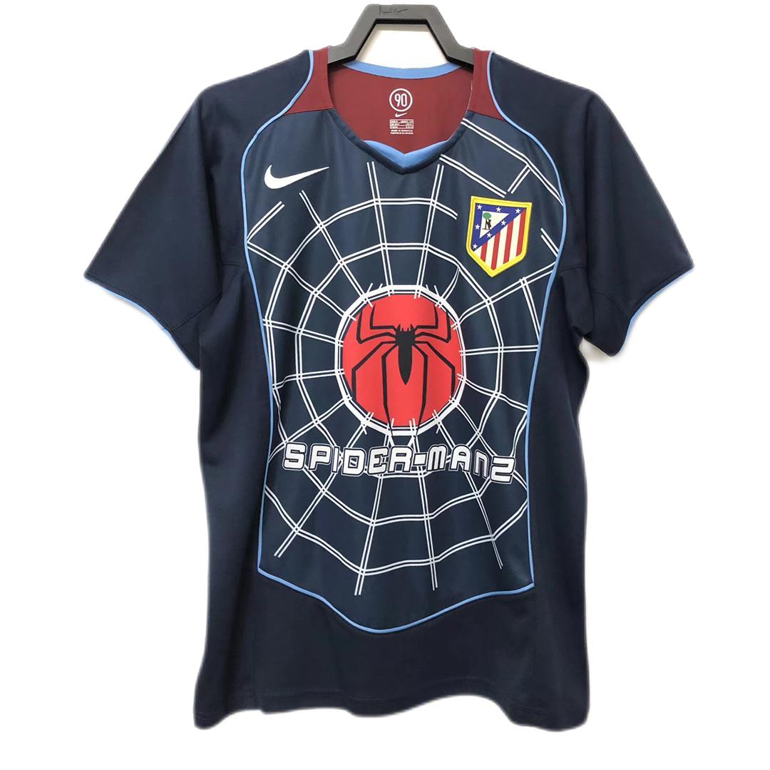 Torres #9 Retro Atletico Madrid Away Jersey 2004/05 - minejerseys