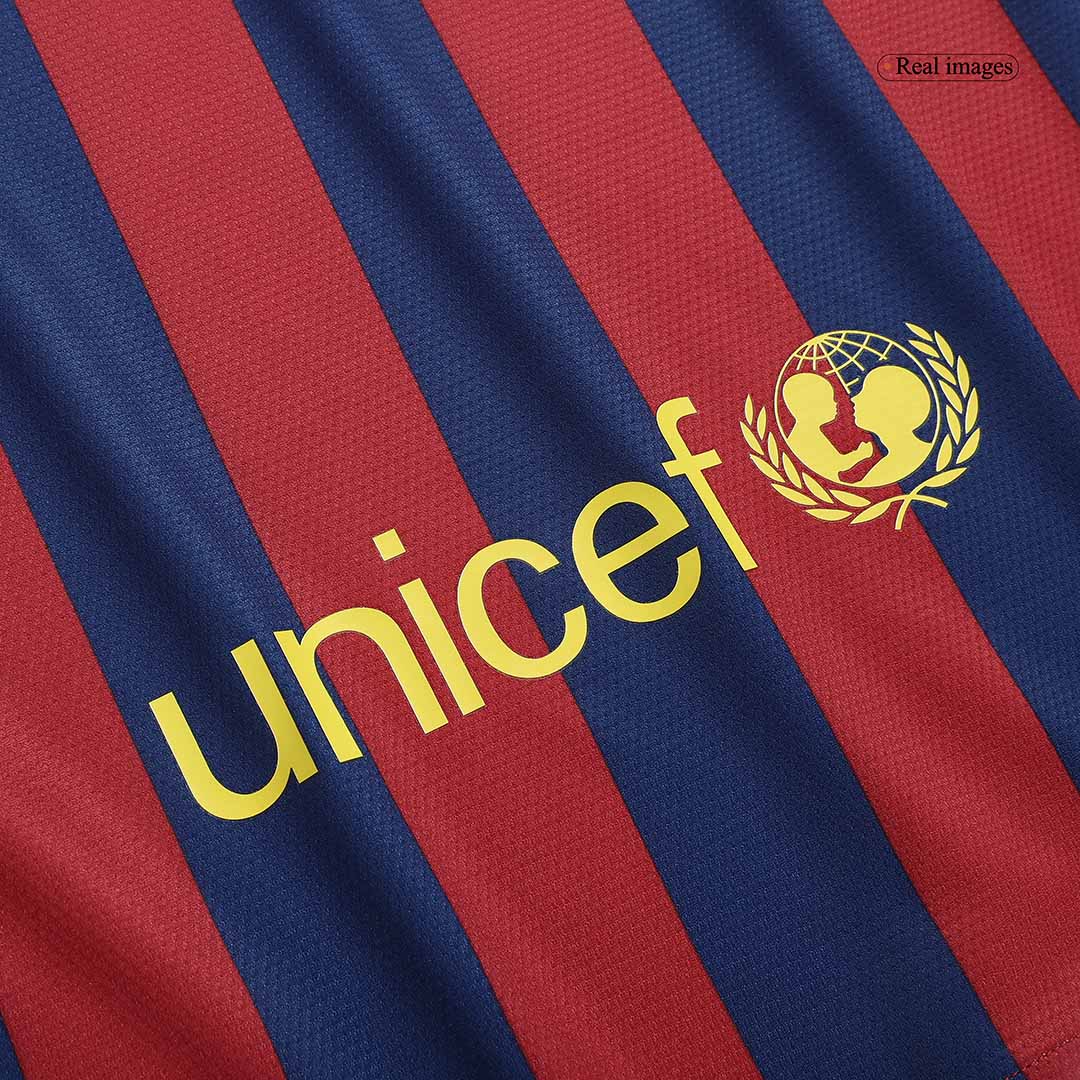 Messi #10 Retro Barcelona Home Jersey 2013/14 - minejerseys