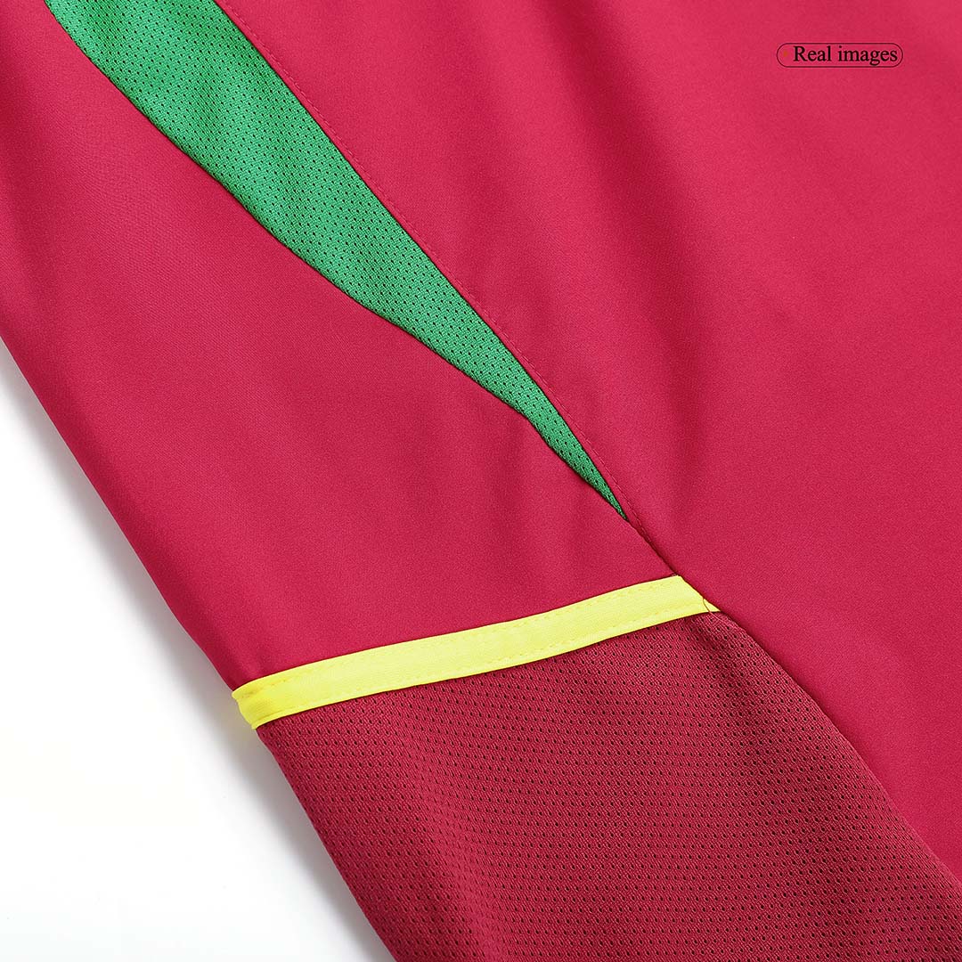 Figo #7 Retro Portugal Home Jersey World Cup 2002 - minejerseys