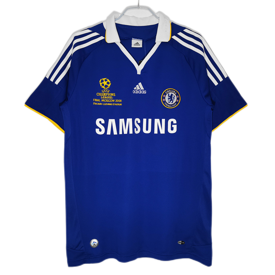 Retro Chelsea UCL Final Home Jersey 2008 - minejerseys