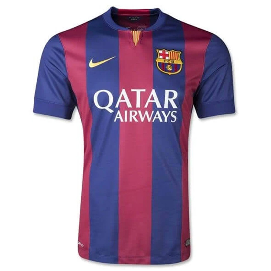 Messi #10 Retro Barcelona Home Jersey 2014/15 - minejerseys