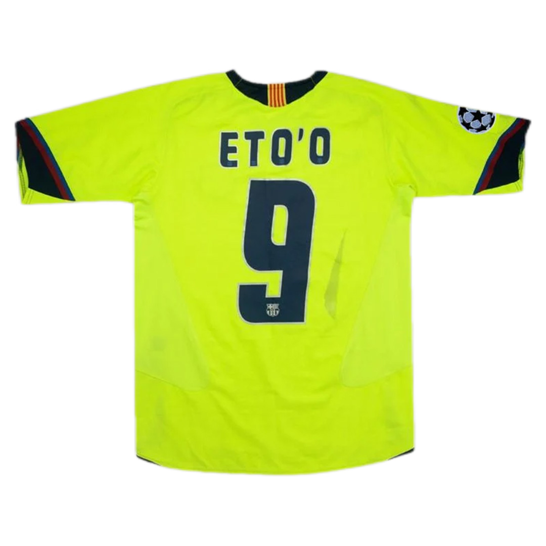 ETO'O #9 Retro Barcelona Away Jersey 2005/06 - minejerseys