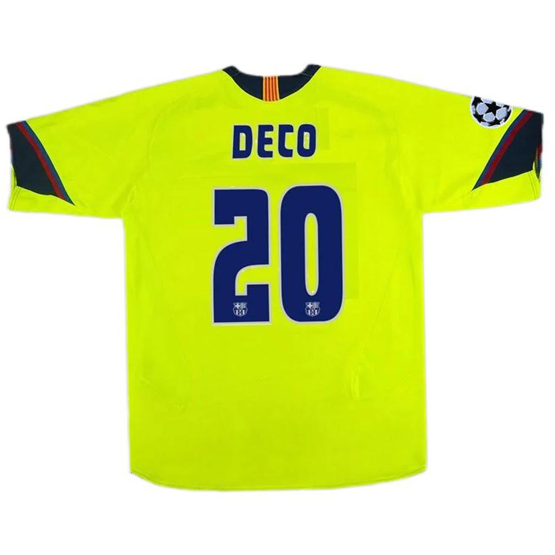 Deco #20 Retro Barcelona Away Jersey 2005/06 - minejerseys