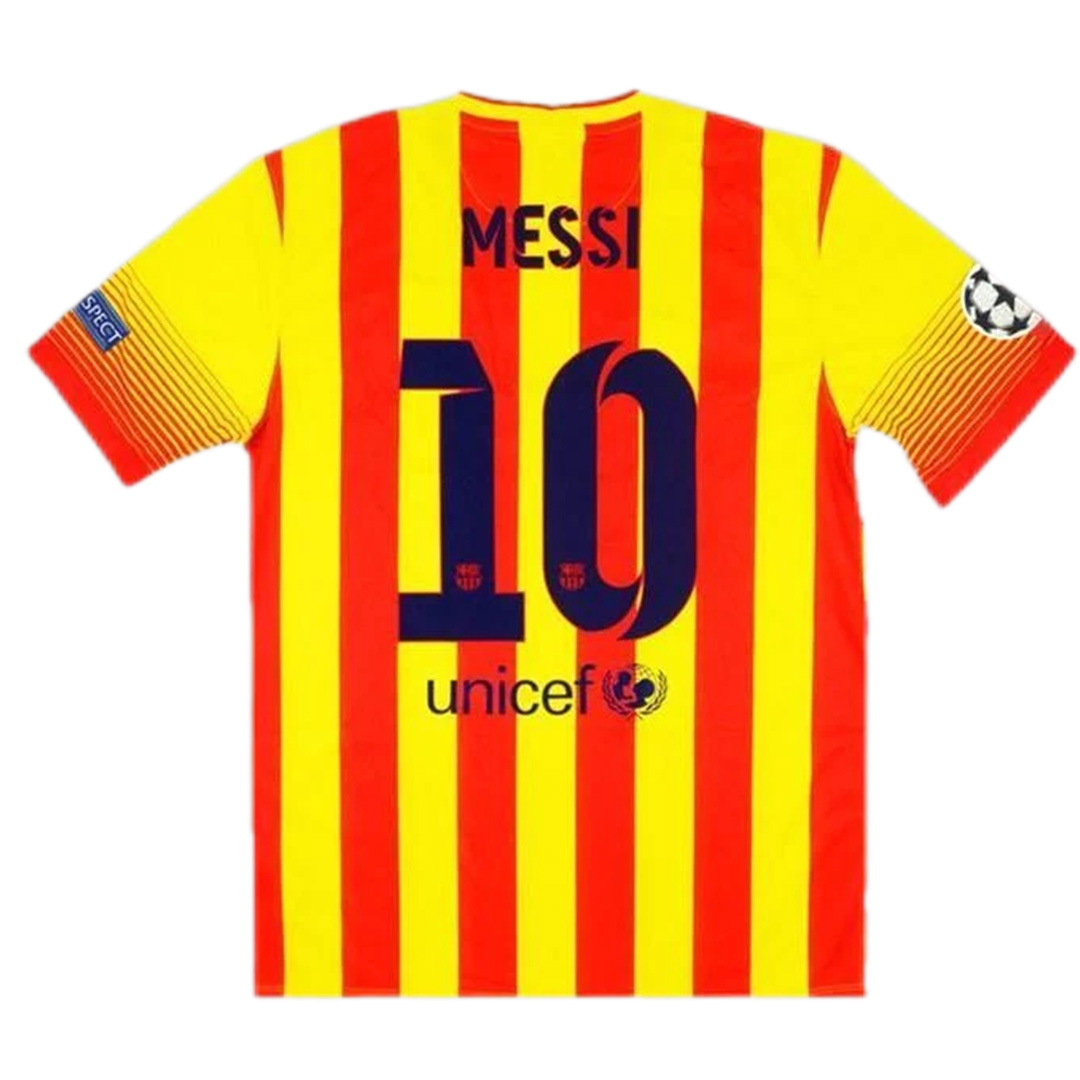 Messi #10 Retro Barcelona Away Jersey 2013/14 - minejerseys