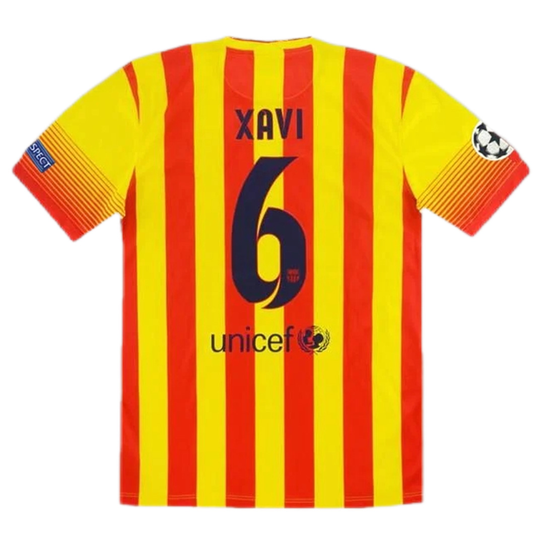 XAVI #6 Retro Barcelona Away Jersey 2013/14 - minejerseys